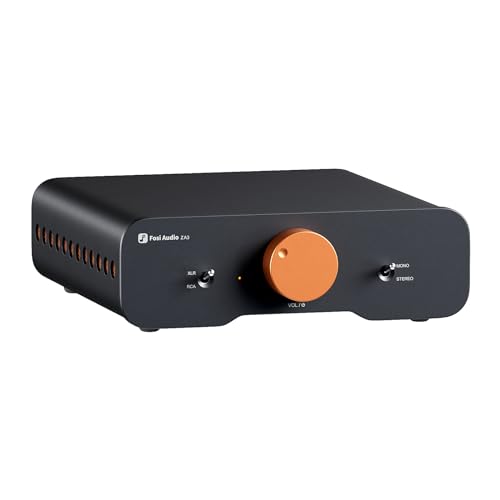Fosi Audio ZA3 Balanced Stereo Amplifier Home Audio Component Mini 2 Channel Mono Amp TPA3255 for Subwoofer Desktop Home Theater Bookshelf Tower Floorstanding Passive Speakers with 48V Power Supply - Image 1