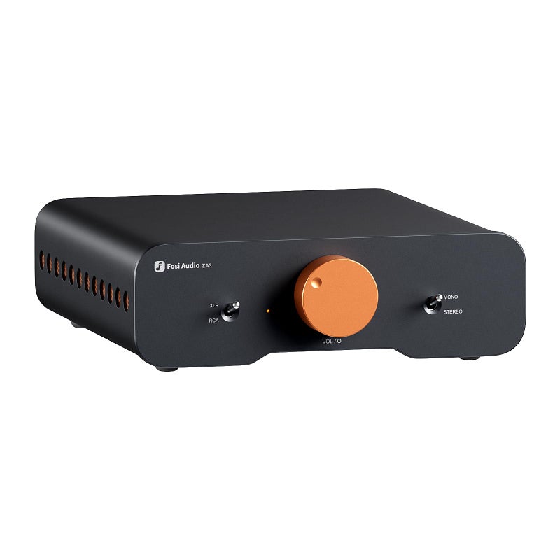 Fosi Audio ZA3 Balanced Stereo Amplifier Home Audio Component Mini 2 Channel Mono Amp TPA3255 for Subwoofer Desktop Home Theater Bookshelf Tower Floorstanding Passive Speakers with 48V Power Supply - Image 2