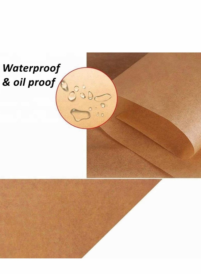 Parchment Paper Baking Sheets 8 x12 Inches 100 Pcs Precut Non-Stick Parchment Paper for Baking Cooking Grilling Frying and Steaming Unbleached Fit for Quarter Sheet Pans - Image 3
