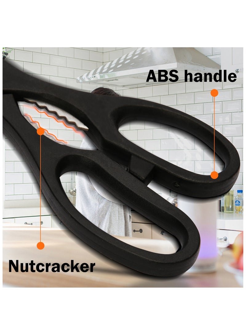 KSEIBI Multipurpose scissors, Durable, Stainless Steel,  Sharp Edges, Precision Cutting, All-Purpose, Sharp Edge Shears with Comfort-Grip Handles for Office Home School Sewing Fabric Craft Supplies. - Image 5