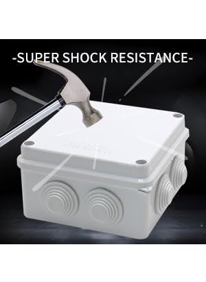 Bectro Bectro Waterproof PVC Square Junction Box for CCTV Cameras IP65 6  - Image 5