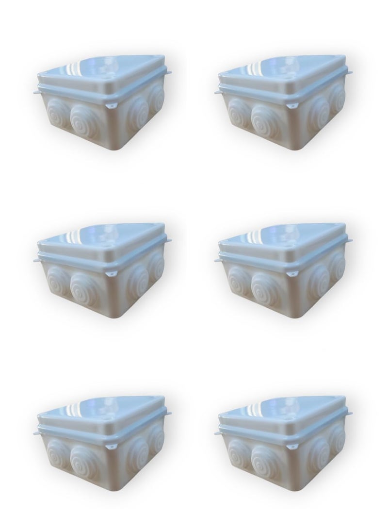 Bectro Bectro Waterproof PVC Square Junction Box for CCTV Cameras IP65 6  - Image 1