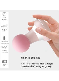 BONITO Electric Handheld Massager Ball, Cordless Handheld and Portable,Suitable for Men & Women Shoulder,Neck and Back Massage (Pink)  - Image 5
