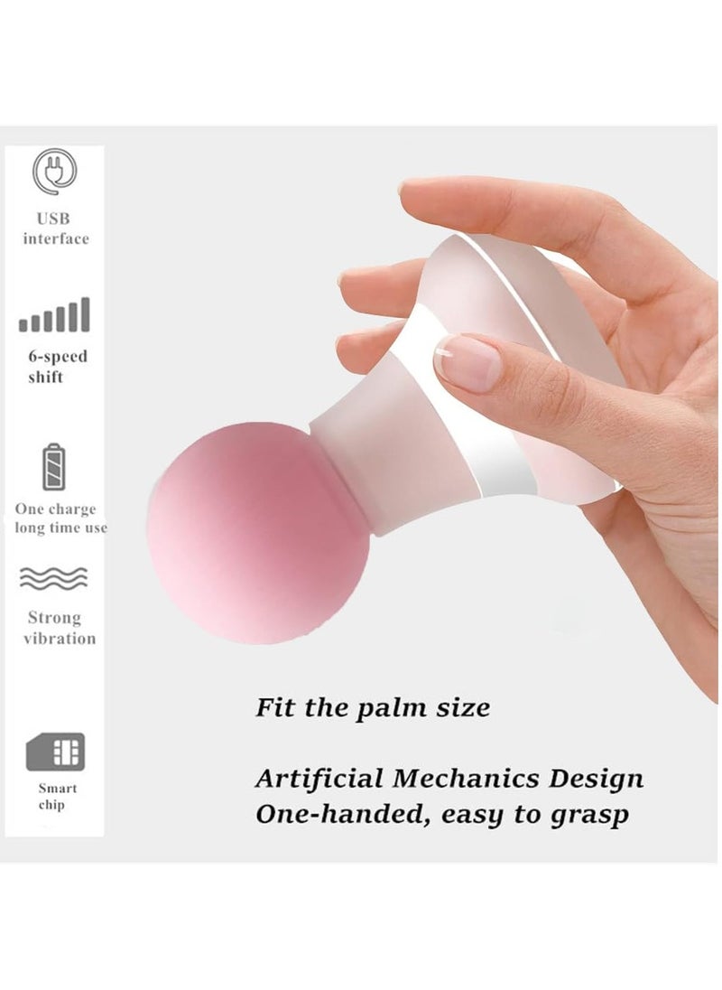 BONITO Electric Handheld Massager Ball, Cordless Handheld and Portable,Suitable for Men & Women Shoulder,Neck and Back Massage (Pink)  - Image 5