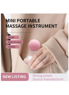 BONITO Electric Handheld Massager Ball, Cordless Handheld and Portable,Suitable for Men & Women Shoulder,Neck and Back Massage (Pink)  - Image 4