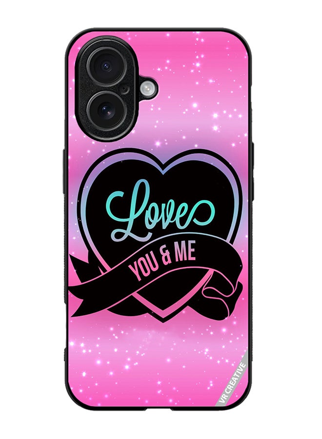 VR CREATIVE Protective Case Cover For Apple iPhone 17 Love You And Me Design Multicolour