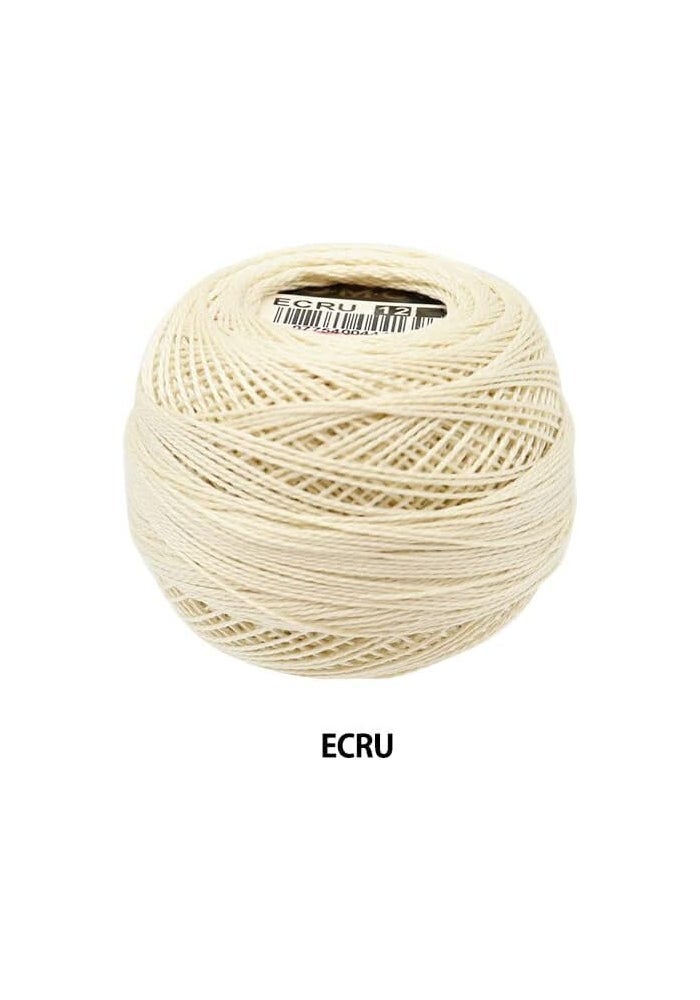 DMC 116 Ecru Pearl Cotton Thread Ball, Size 12 - 141 Yards - Image 2