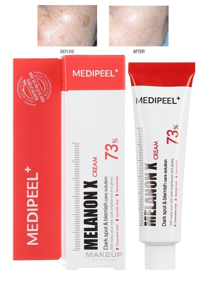 MEDIPEEL - Melanon X Cream, Dark Spot & Blemish Care Solution, Reduce Dark Spots, Anti-Aging, Brighten Skin Tone, Moisturize Skin Acne Pigmentation Skincare and Rrepair Cream - 30ML - Image 1