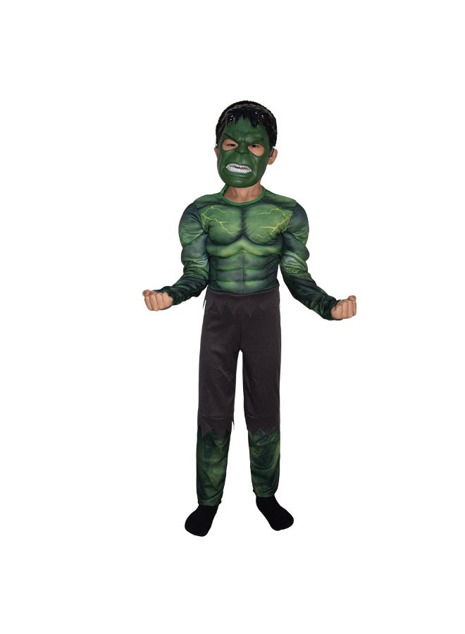 Halloween Hulk One-Piece Muscle Costume - Image 4