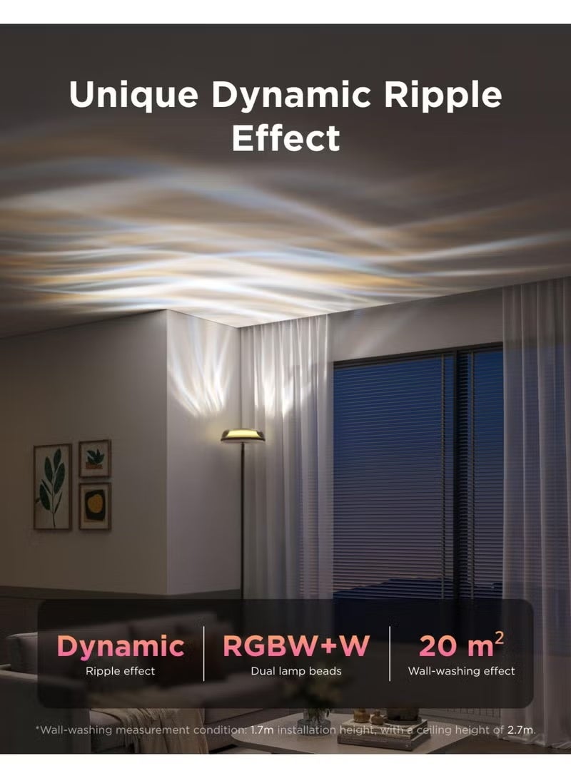 GoveeUplighter Floor Lamps Tri-Zone Independent, RGBIC Warm&Cold White Ripple Lighting Lamp Works with Matter and Alexa, 80+Scene Modes-	H60B0 - Image 2