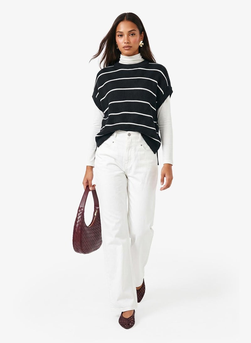 Ginger Crew Neck Stripe Sweater - Image 1