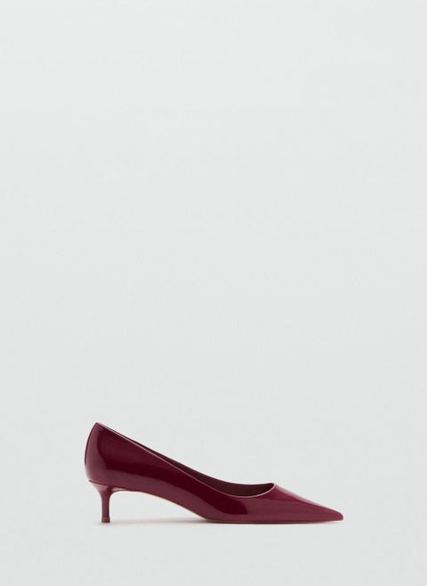 Kitten-Heel Pointed-Toe Pumps