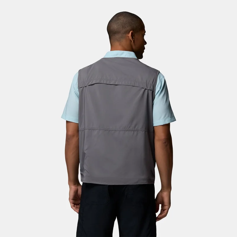 Columbia Grey Men's Silver Ridge Utility Hiking Vest for Men | Best Price UAE