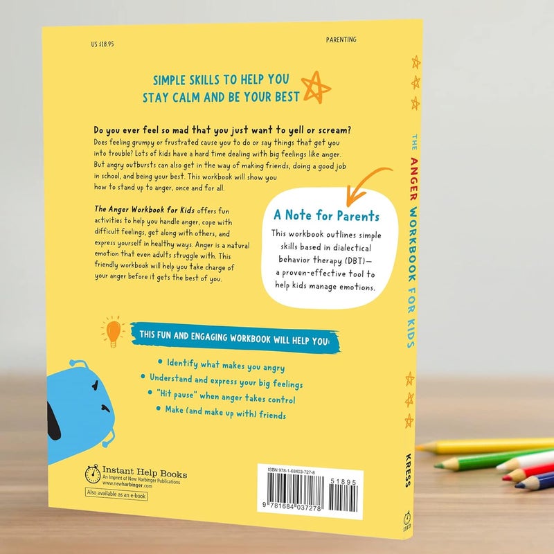 The Anger Workbook for Kids: DBT Skills to Help Children Manage Emotions, Reduce Conflict, and Find Calm - Image 2