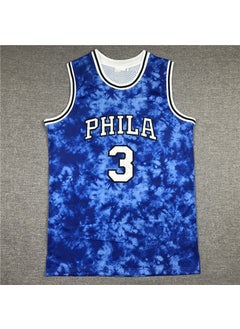 Generic MNVintagemesh American Style Basketball Jersey Star Signature 76 People Number 3 Alfson Basketball Uniform PHILA BASKETBALL No. 3 Constellation Edition for 76ers 