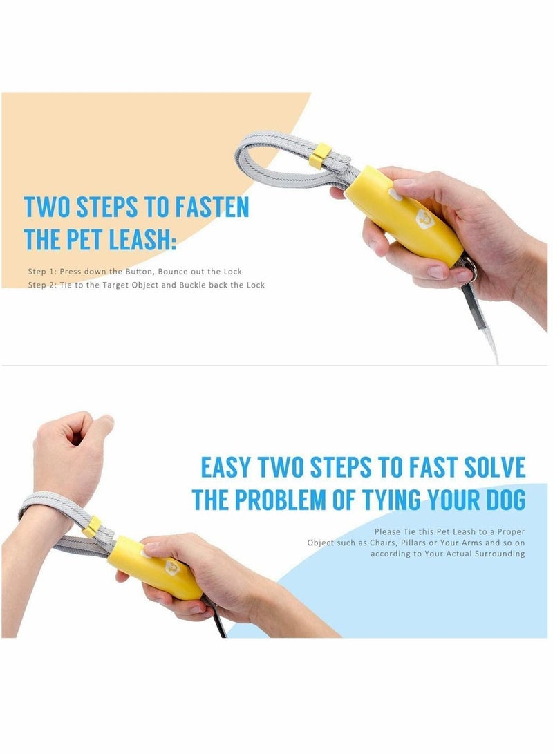 سيوسي مقود الكلب المرن بطول 5 أقدام متوسط الحجم ومقود المشي للحيوانات الأليفة الصغيرة - Image 3