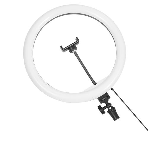 Osaka® 14Inch Professional LED Ring Light 15W Dimmable Lighting 2 Color Modes for Photo Shoot Video Shoot Live Stream Makeup Compatible with iPhone & Android Phones. - Image 3