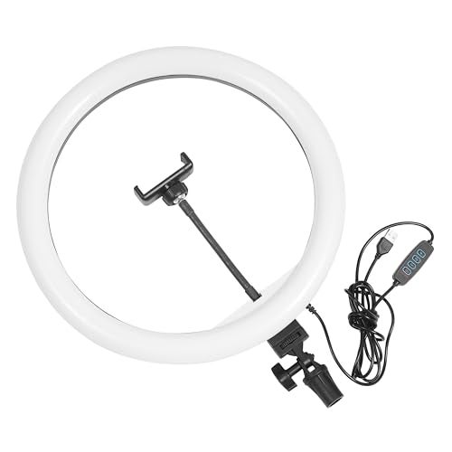 Osaka® 14Inch Professional LED Ring Light 15W Dimmable Lighting 2 Color Modes for Photo Shoot Video Shoot Live Stream Makeup Compatible with iPhone & Android Phones. - Image 1