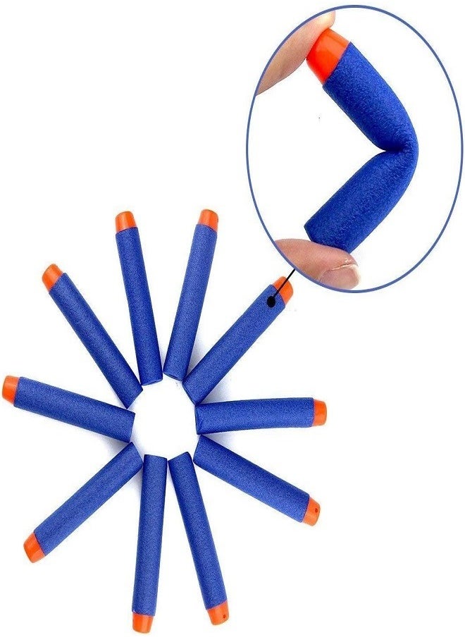 Generic Suction Bullet Foam Darts for Nerf Elite Blaster Guns (Pack of 50) - Blue Darts & Plastic Bullets  (Blue)  - Image 4