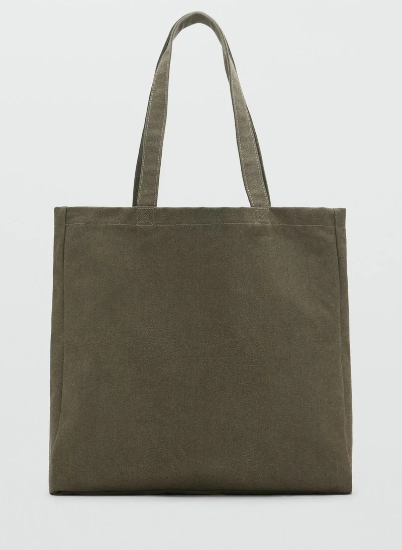 MANGO Cotton Tote Bag