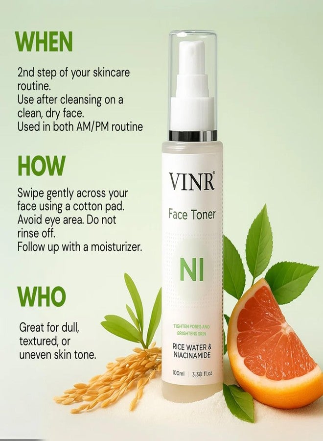 VINR واقي الشمس VINR غير اللامع SPF 50 PA+++ | تركيبة غير دهنية مع تونر للوجه بالنياسيناميد - واقي شمس للتحكم في الزيوت + تونر لتنقية المسام للاستخدام اليومي، عناية بالبشرة نظيفة ومختبرة من قبل أطباء الجلدية - Image 5