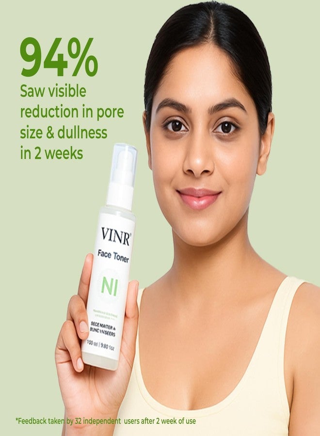 VINR واقي الشمس VINR غير اللامع SPF 50 PA+++ | تركيبة غير دهنية مع تونر للوجه بالنياسيناميد - واقي شمس للتحكم في الزيوت + تونر لتنقية المسام للاستخدام اليومي، عناية بالبشرة نظيفة ومختبرة من قبل أطباء الجلدية - Image 3