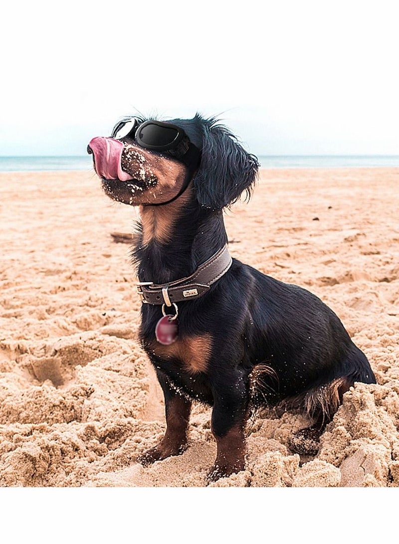 SYOSI Small Dog Goggles UV Protection Doggy Sunglasses Windproof Snowproof Pet Glasses for Puppy Cat Eye Protection - Image 3