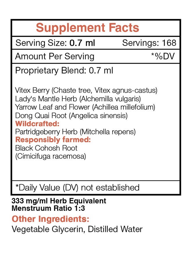 Secrets of the Tribe Cycle Regulator Menstrual Cycle Support Herbal Supplement Blend Drops Alcoholfree Liquid Extract (4 Fl Oz) - Image 4