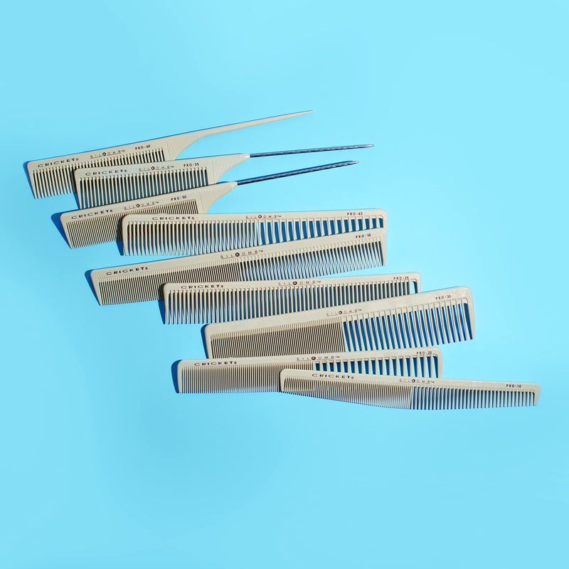 Cricket Silkomb Pro-20 All Purpose Hair Cutting Comb - Silicone-Injected, Seamless Teeth with Dual Tooth Pattern for Precision Cutting, Styling, Ideal for All Hair Types - Image 5