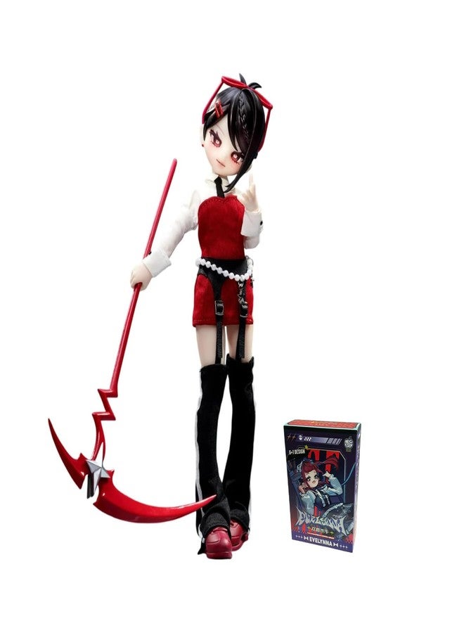 CALEMBOU BJD Blind Box, Eve Lynna V2 Dual-Faced Killer Series 18cm Ball Jointed Doll, Cute Dress Up Doll with Joints, Collection Action Figure for Birthday Christmas - Image 1
