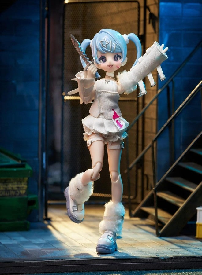 CALEMBOU BJD Blind Box, Eve Lynna V2 Dual-Faced Killer Series 18cm Ball Jointed Doll, Cute Dress Up Doll with Joints, Collection Action Figure for Birthday Christmas - Image 5