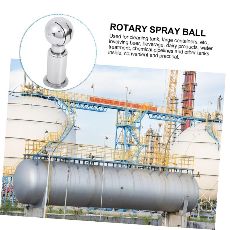 360 Degree Rotating Stainless Steel Spray Ball For Cleaning - Image 4