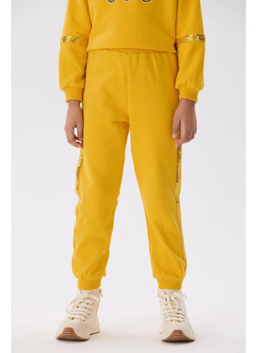 تايس Girls Mustard Sweatpants
