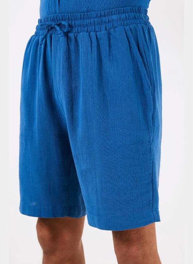 Buratti  Buratti Cotton Regular Fit Pocket Muslin Short Men's SHORT CF24S657802 for Men | Best Price UAE