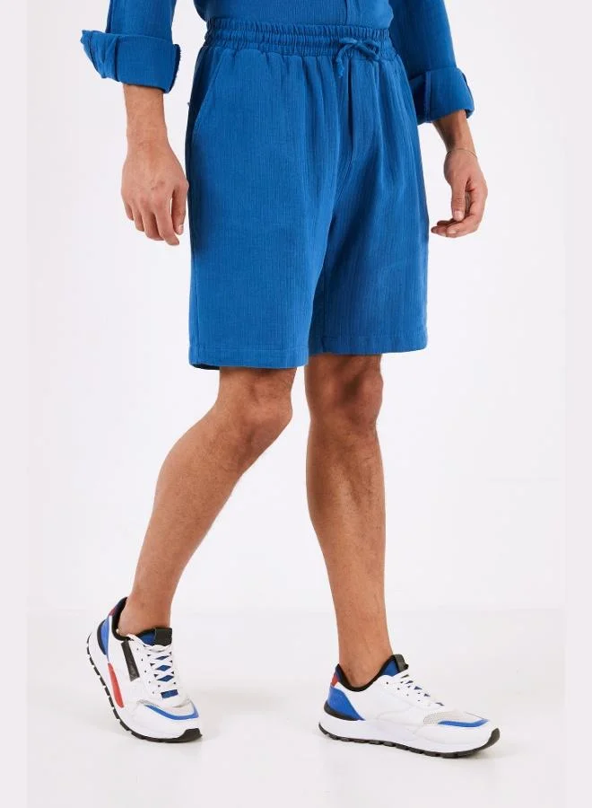 Buratti Cotton Regular Fit Pocket Muslin Short Men's SHORT CF24S657802