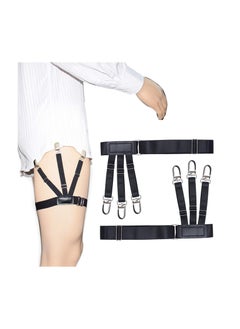 Stays for Men Shirt Tucking Garter and Holder Securing Position