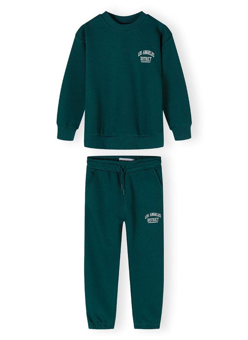 MINOTI Boys Kids Tracksuit with Print – 2 Piece Set - Image 2