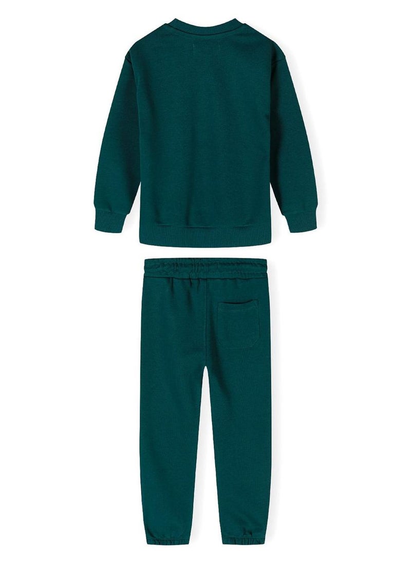 MINOTI Boys Kids Tracksuit with Print – 2 Piece Set - Image 3