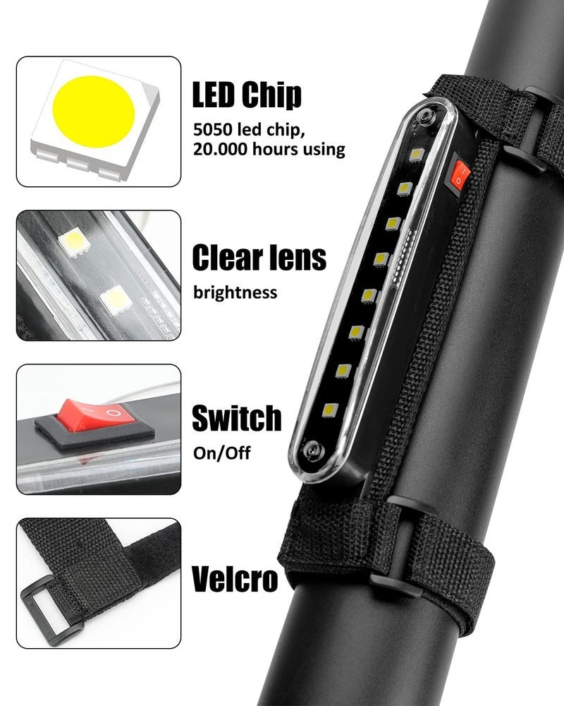 SUNPIE UTV Dome Light Wireless Interior Lighting Compatible with Polaris Can am Pioneer/Talon Kawasaki Mule/Terxy Arctic Cat Golf Cart Boat Off-Road SXS ATV, 2 Pack SXS Dome Lights - Image 2