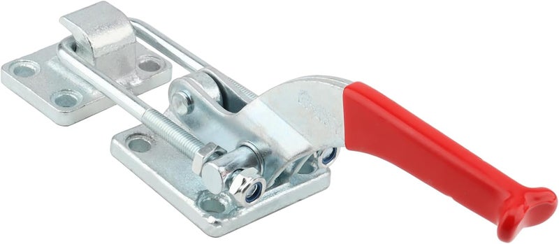 HOIGON 2 PCS 4000Lbs U-Hook Heavy Duty Latch Clamp, CH-40370 Adjustable Cast Alloy Steel Pull Action Clamp with Threaded U-Bolt and Rubberized Lever - Image 5