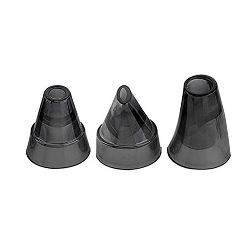 Spa Sciences MIO Pore Extraction Tips  Set of 3  Small Medium Large Ovals  Compatible with MIO Microdermabrasion Suction Tool  For Skin Resurfacing  All Skin Types