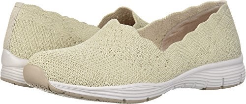 Skechers womens Seager - Stat Loafer, Natural, 6 US - Image 2