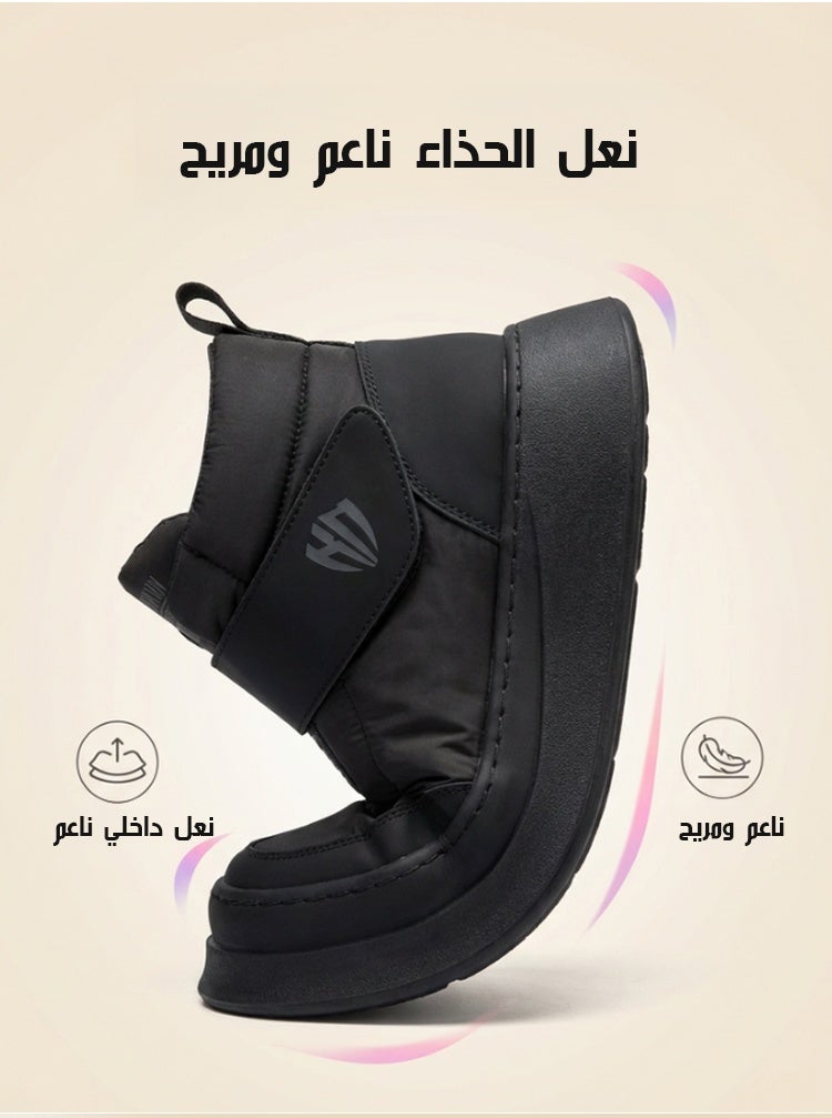 Men's Winter Snow Boots - Waterproof, Warm, Anti-Slip & Shock-Absorbing Outdoor Mountain Hiking Shoes - Image 3