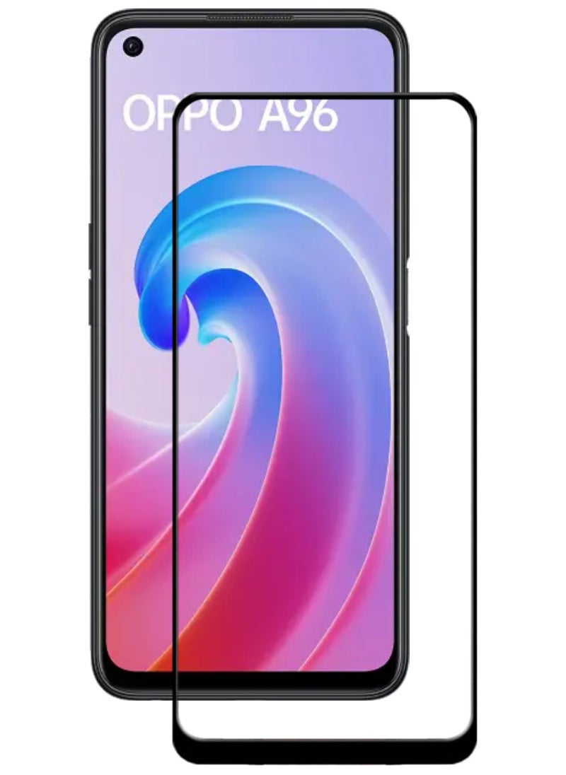 ACLIX Antistatic ESD Dustproof Premium Quality High Definition Tempered Glass Screen Protector Designed For Oppo A96 - Image 1