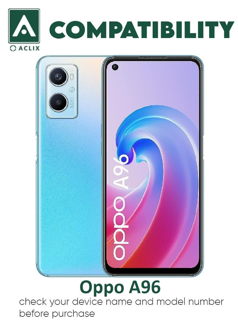 ACLIX Antistatic ESD Dustproof Premium Quality High Definition Tempered Glass Screen Protector Designed For Oppo A96 - Image 3