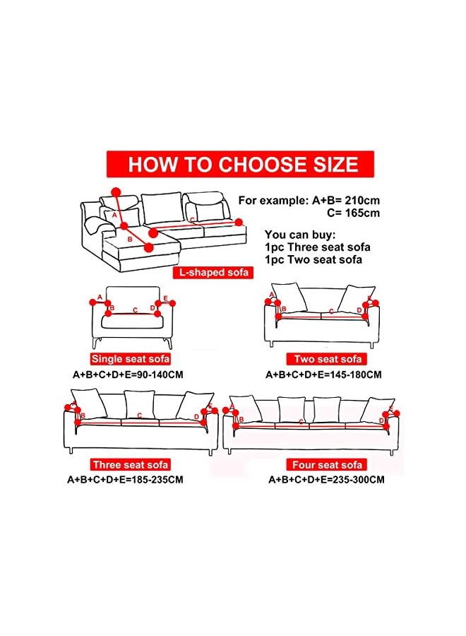 Green Tiger 1 Seater Cotton Stretch Sofa Slipcover Fashion Geometric Style All-inclusive Stretch Universal Sofa Cover Slipcover Washable Anti-Skid Stretch Soft Couch Cover For Living Room Bed Room - Image 3