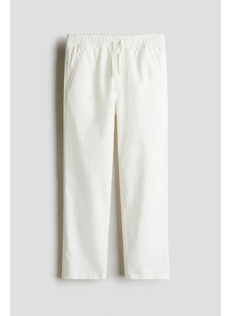 اتش اند ام Linen-blend trousers