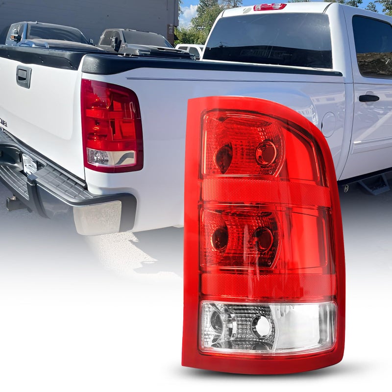 AUTOONE - For 2007-2013 GMC Sierra Tail Light Assembly Factory Taillights, Compatible with GMC Sierra 1500 2500HD 3500HD, Passenger Side(RH) - Image 1
