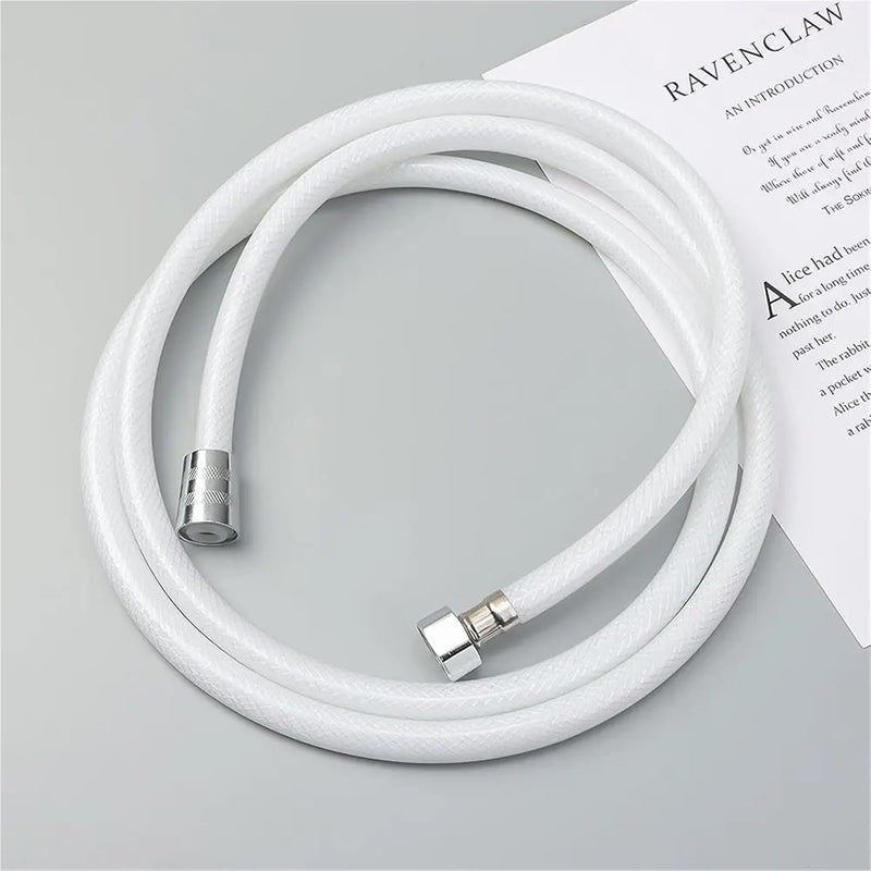 Shower Hose Replacement Shower Hose, PVC in Multicolor for 1.5-3.0M(White,2.0M) - Image 3