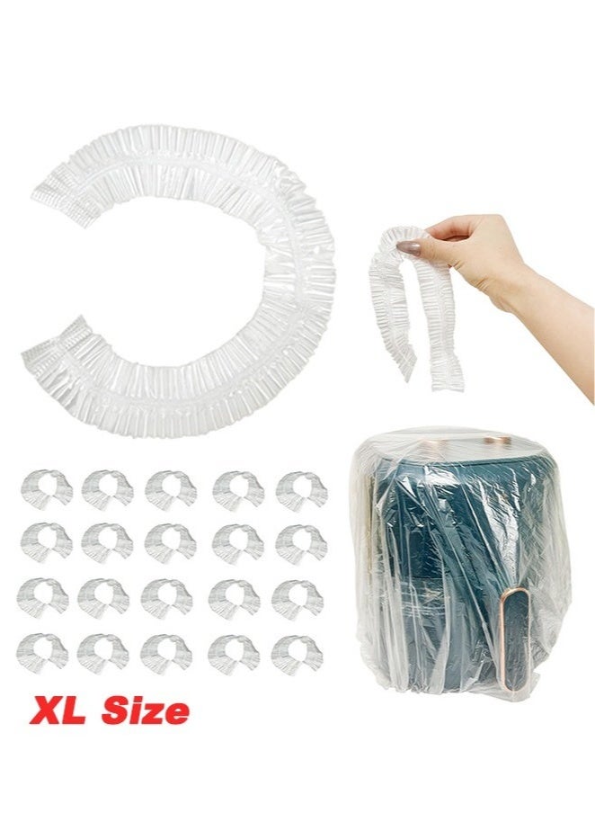 ٢٠ قطعة من أغطية التغليف البلاستيكية الكبيرة للاستخدام مرة واحدة، غطاء حماية من الغبار يحمي الأجهزة المنزلية مثل المقلاة الهوائية، وأجهزة طهي الأرز، للاستخدام المنزلي، والسفر، والتنظيم، والتخزين. - Image 1